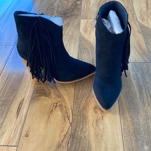 Old Town Fringe Heeled Boot From Lauriebelles